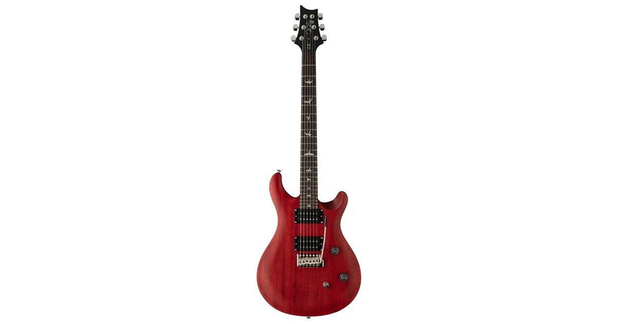 PRS SE CE24 Standard Satin Vintage Cherry - Chitarra Elettrica Bolt-On in Mogano con Finitura Satinata