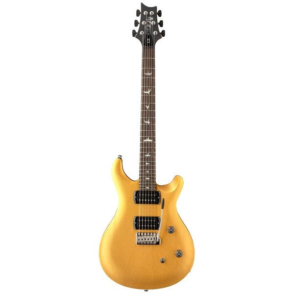 PRS SE CE24 Standard Satin Metallic Gold - Chitarra Elettrica Bolt-On in Mogano con Finitura Satinata