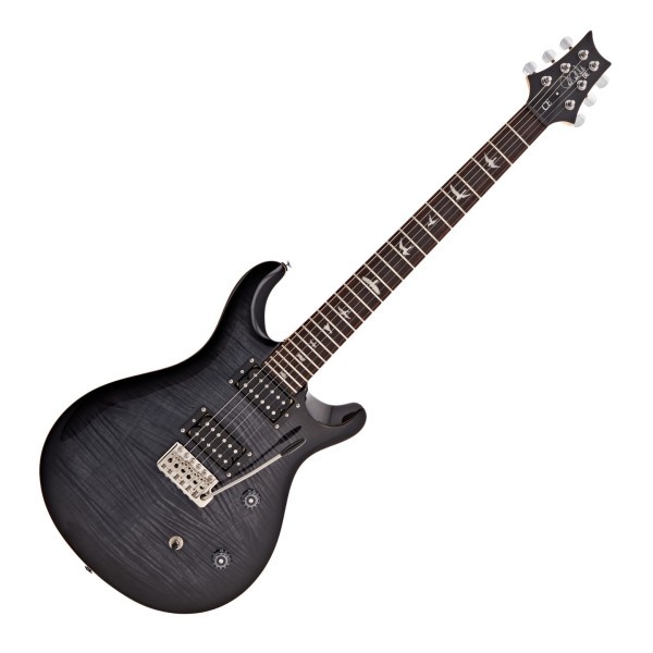 PRS SE CE24 Charcoal Burst - Chitarra Elettrica Bolt-On con Top in Acero Fiammato
