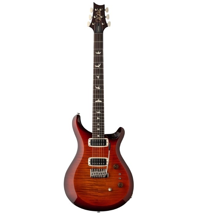 PRS S2 Custom 24 Dark Cherry Sunburst - Chitarra Elettrica USA con Meccaniche Autobloccanti e Custodia.