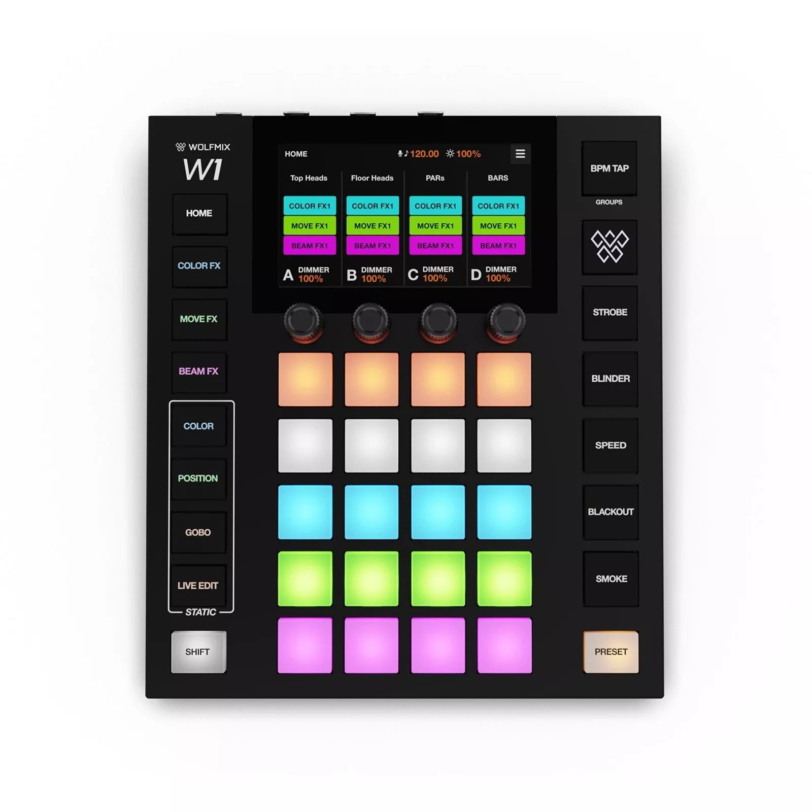 WOLFMIX W1 Mk3 - Controller DMX Standalone