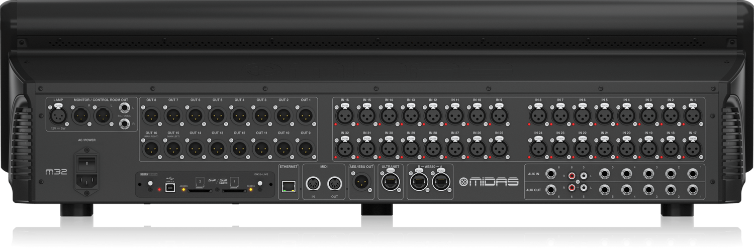 MIDAS M32 LIVE / DL32 BUNDLE - Sistema di missaggio digitale con Stage Box