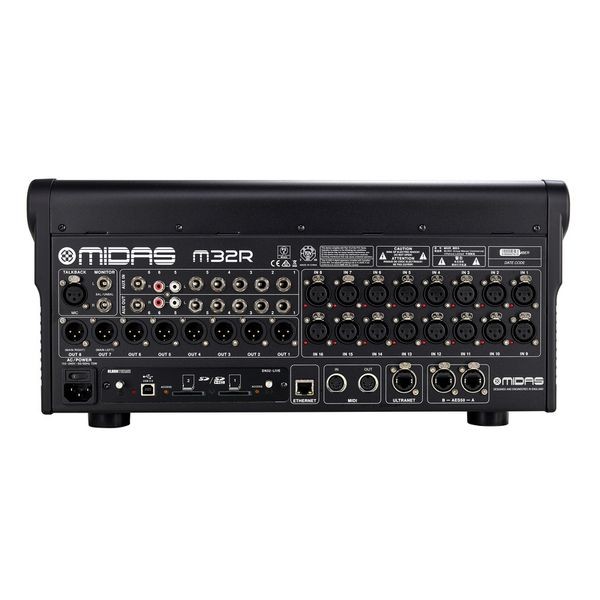MIDAS M32R LIVE / DL32 BUNDLE - Sistema di missaggio digitale compatto con Stage Box