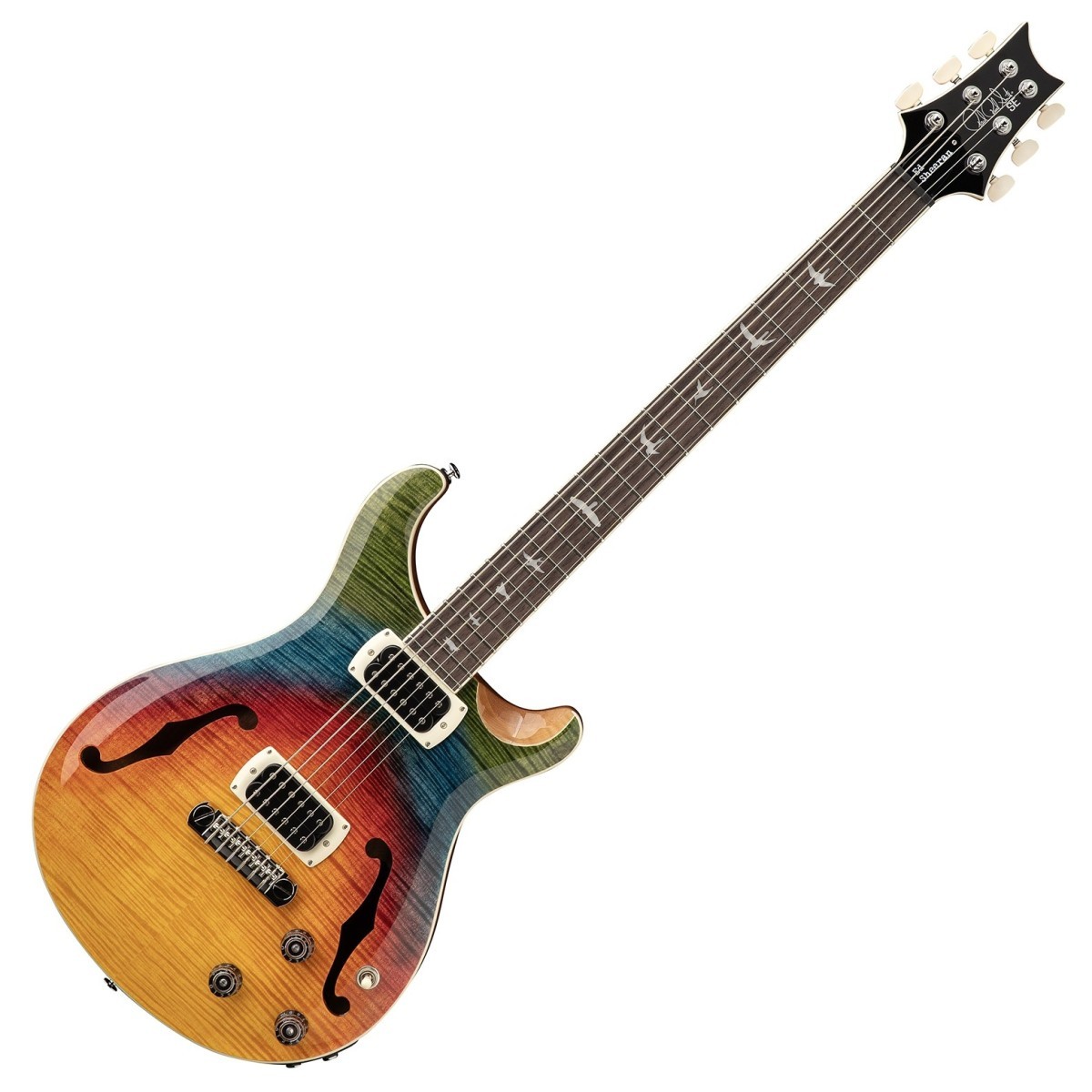 PRS SE Ed Sheeran Hollowbody Baritone - Kaleidoscope - Con Sistema Piezo LR Baggs
