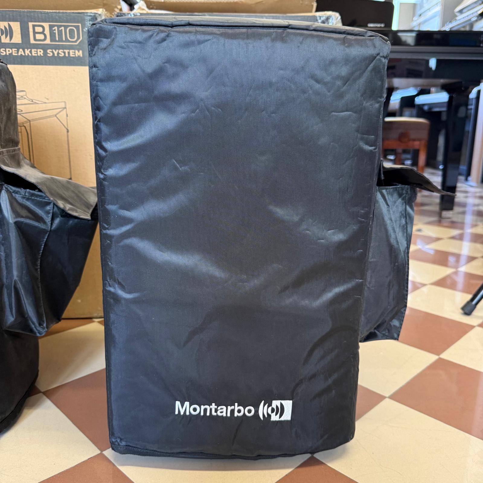 Coppia Casse MONTARBO B110 (400W l'una) con 2 Cover CV110 - Usato in Condizioni Perfette