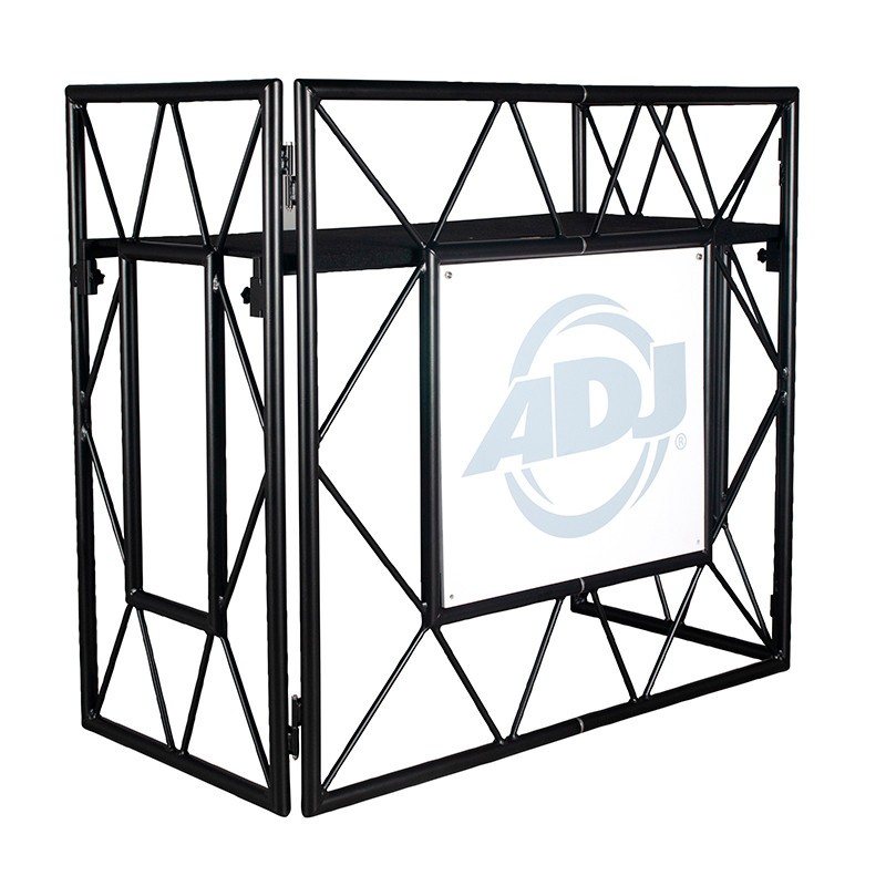 AMERICAN DJ Accu Stand Pro Event Table II MB - Tavolo Pieghevole per DJ ed Eventi Nero Opaco
