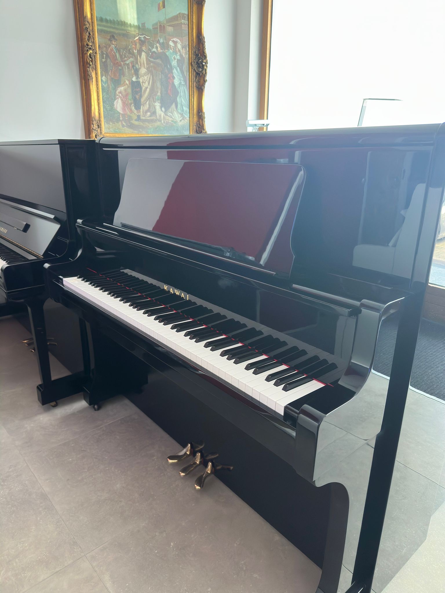 KAWAI BL-71 - Pianoforte Acustico Verticale Top di Gamma - Nero Lucido