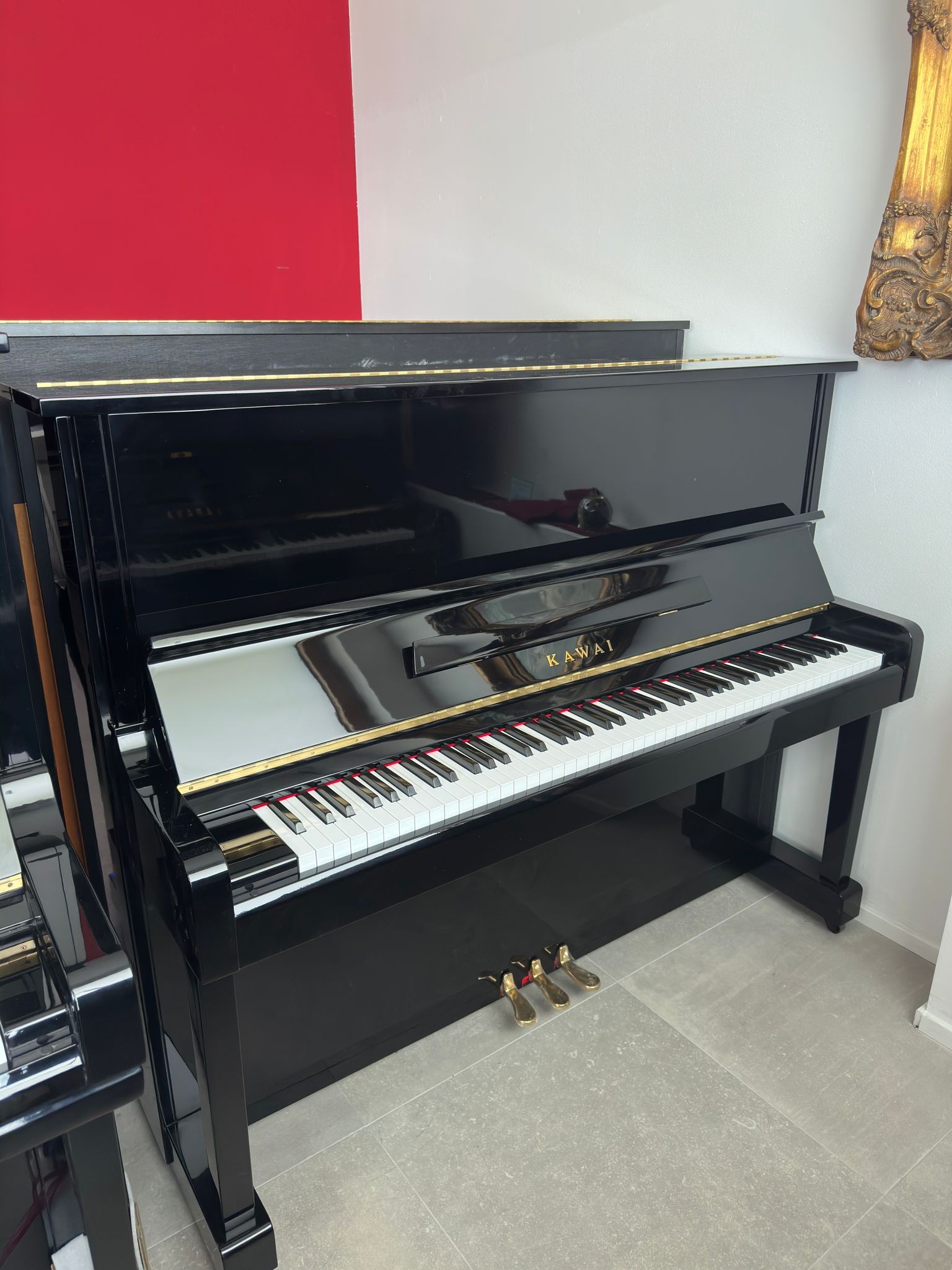 KAWAI KS-1F - Pianoforte Acustico Verticale Rigenerato - Nero