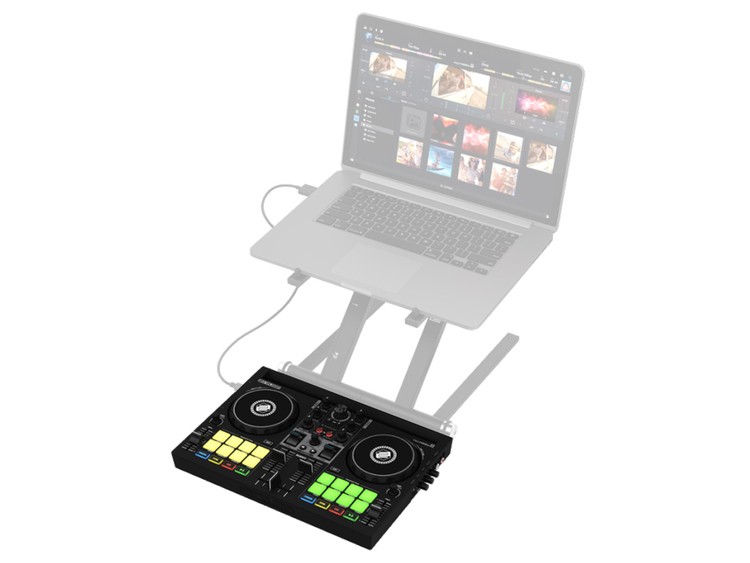 RELOOP Buddy - Controller DJ Compatto a 2 Canali per Algoriddim djay