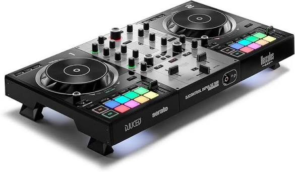 HERCULES DJCONTROL INPULSE 500 - Controller DJ USB a 2 Deck per Serato e DJUCED