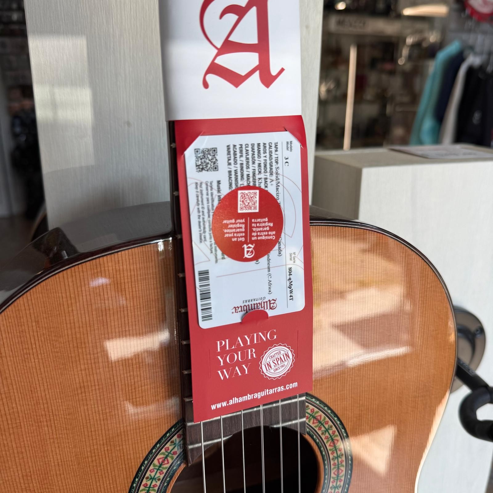 ALHAMBRA 3C - Chitarra Classica Spagnola 4/4 - Usata in Ottime Condizioni