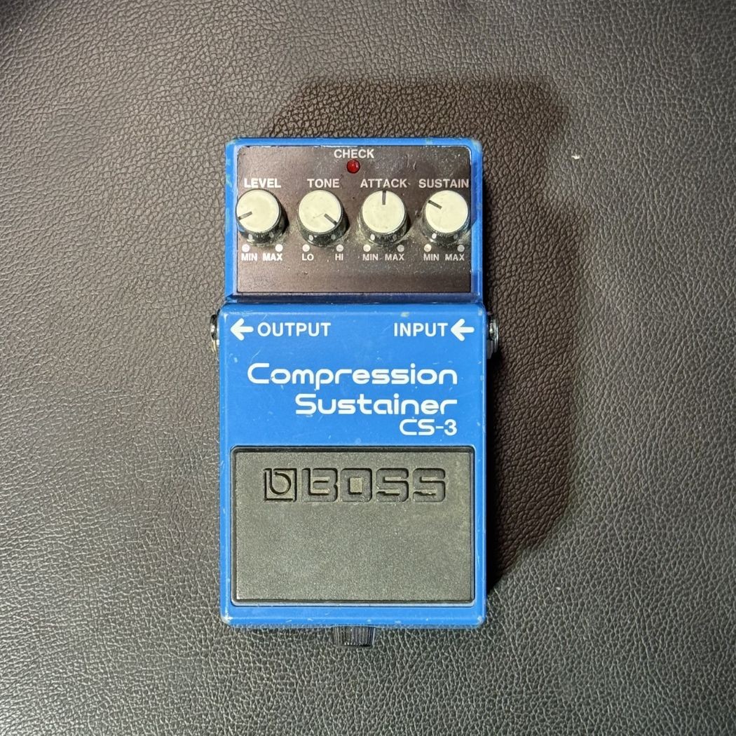 BOSS CS-3 Compression Sustainer - Pedale Compressore per Chitarra e Basso (USATO GARANTITO)