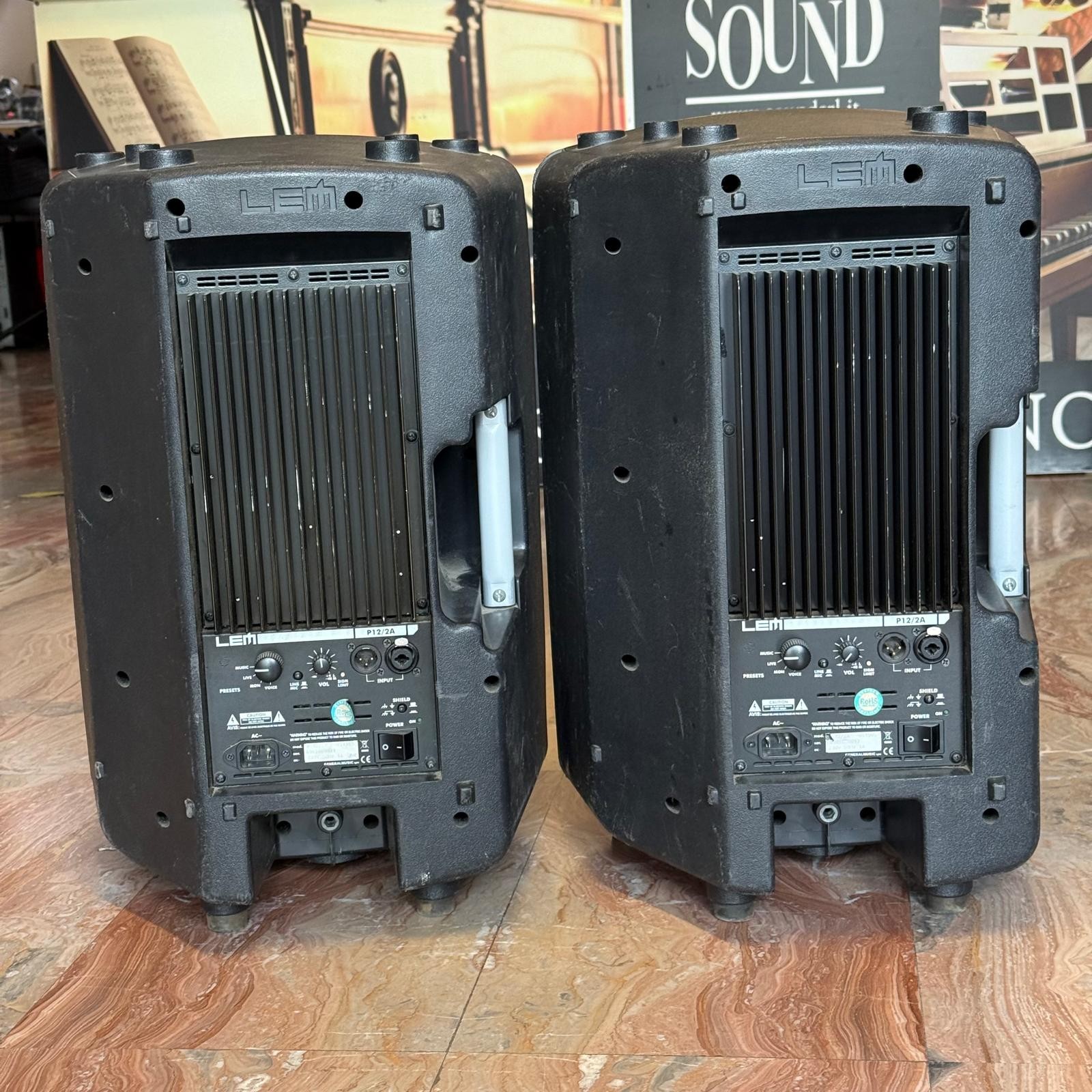 LEM P12A - Cassa Amplificata Bi-Amplificata 200W + 50W