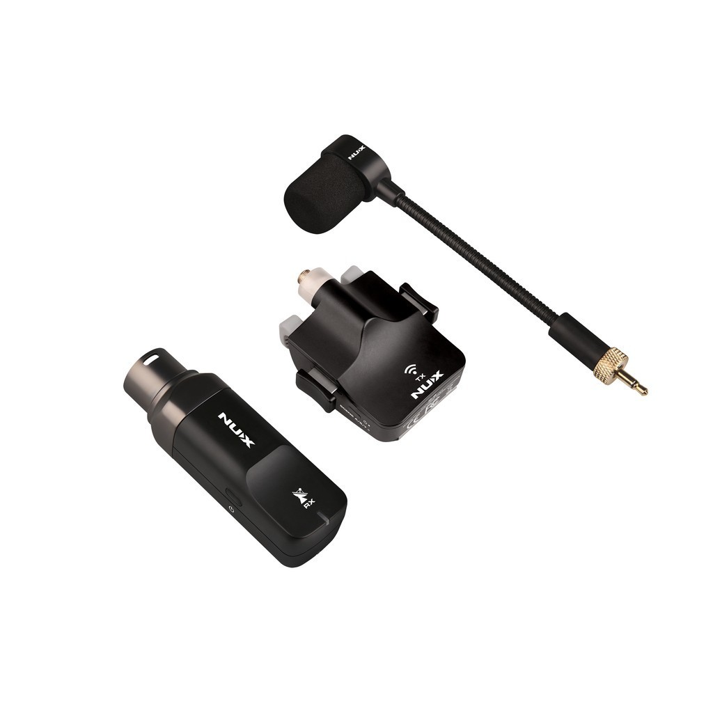 NUX B-6 - Sistema Wireless per Sassofono a 2.4 GHz con Custodia di Ricarica