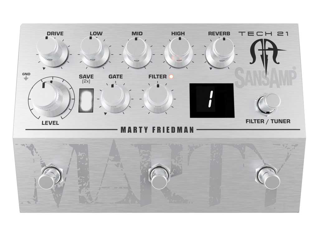 Tech21 MARTY FRIEDMAN SANSAMP - Signature model