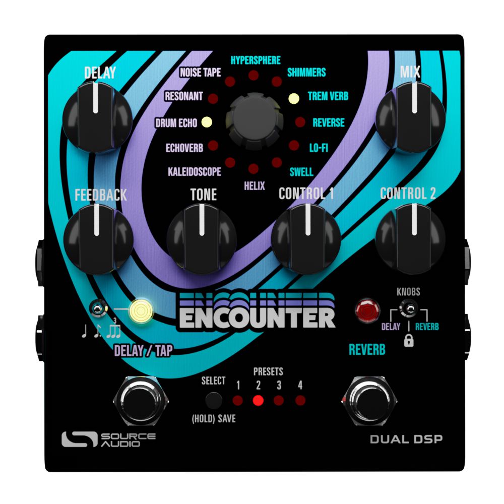 Source Audio SA264 ENCOUNTER - Ambient stereo Delay Reverb per chitarra e basso