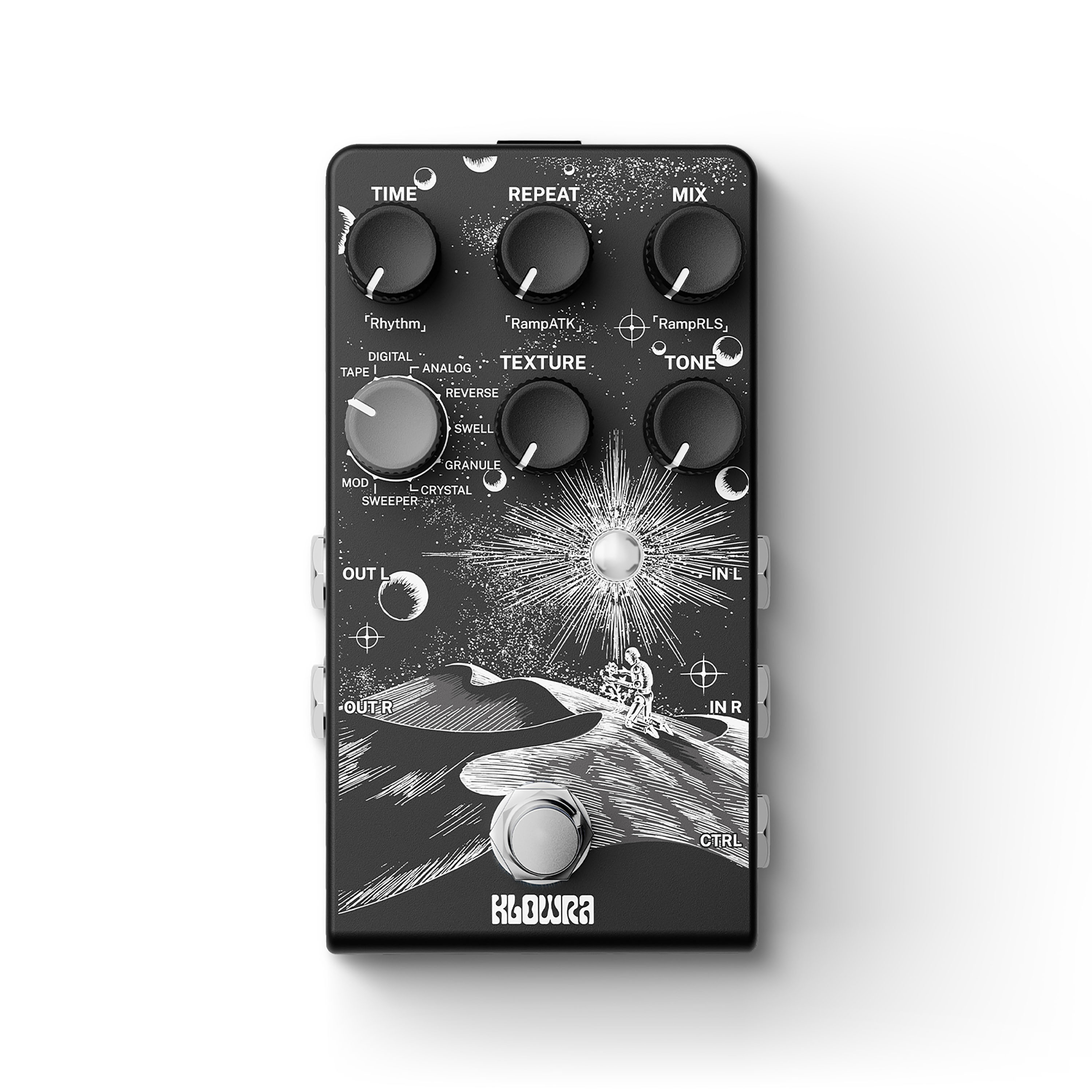 Klowra KBS-02 EVERLAST DELAY - Pedale delay per strumento