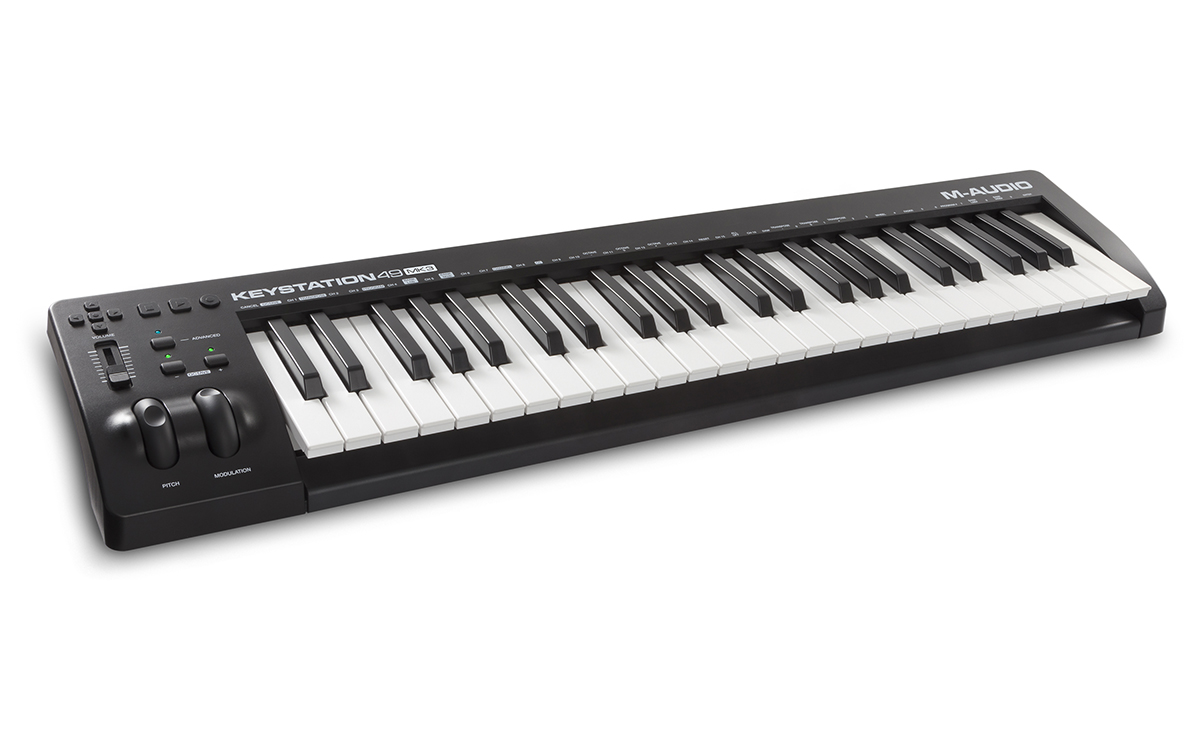 M-AUDIO KEYSTATION 49 MK3 MASTER KEYBOARD CONTROLLER MIDI USB 49 TASTI MK3