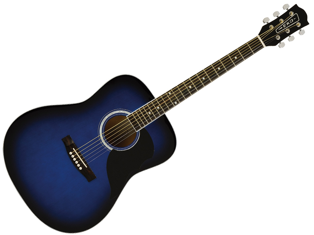 EKO RANGER 6 BLUE SUNBURST CHITARRA ACUSTICA