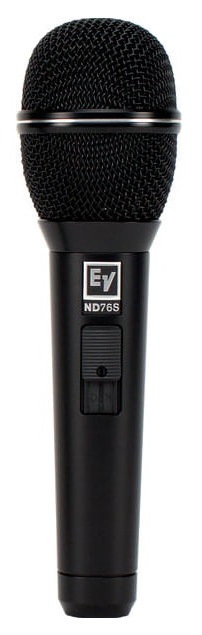ELECTROVOICE ( EV ) EV ELECTROVOICE ND76S MICROFONO DINAMICO CARDIOIDE CON SWITCH ON-OFF PER VOCE