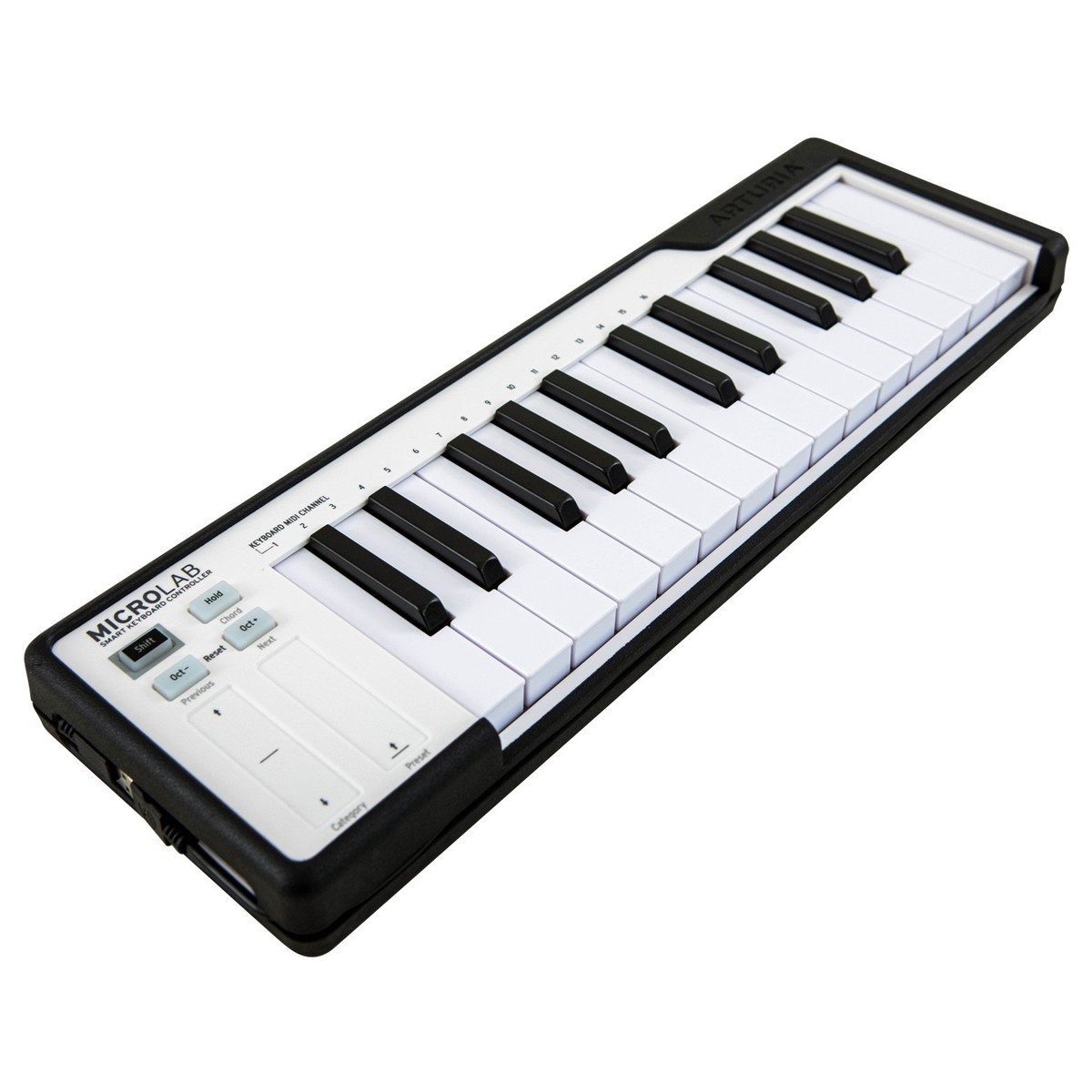 ARTURIA MICROLAB BLACK CONTROLLER TASTIERA 25 TASTI MINI MIDI - USB COLORE NERO