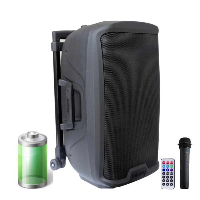 GEMINI AS2112 TO GO DIFFUSORE PORTATILI A BATTERIA+TROLLEY INTEGRATO