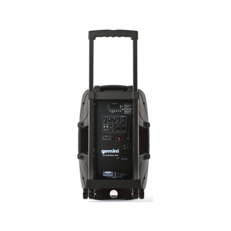 GEMINI AS2112 TO GO DIFFUSORE PORTATILI A BATTERIA+TROLLEY INTEGRATO