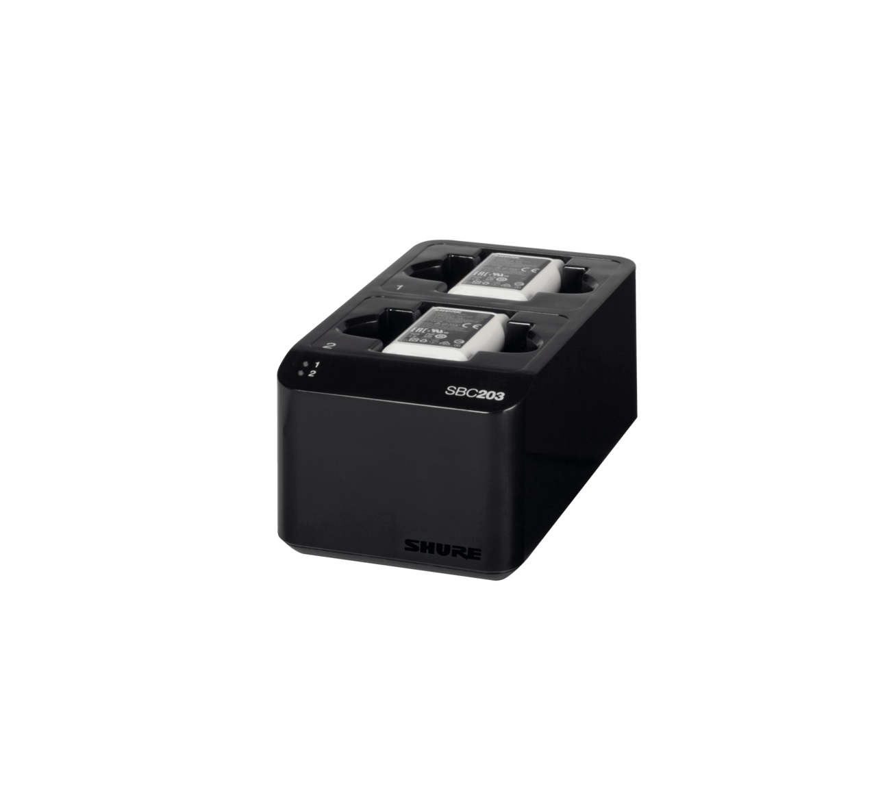 SHURE SBC203E CARICABATTERIE PER 2 BATTERIE SB903