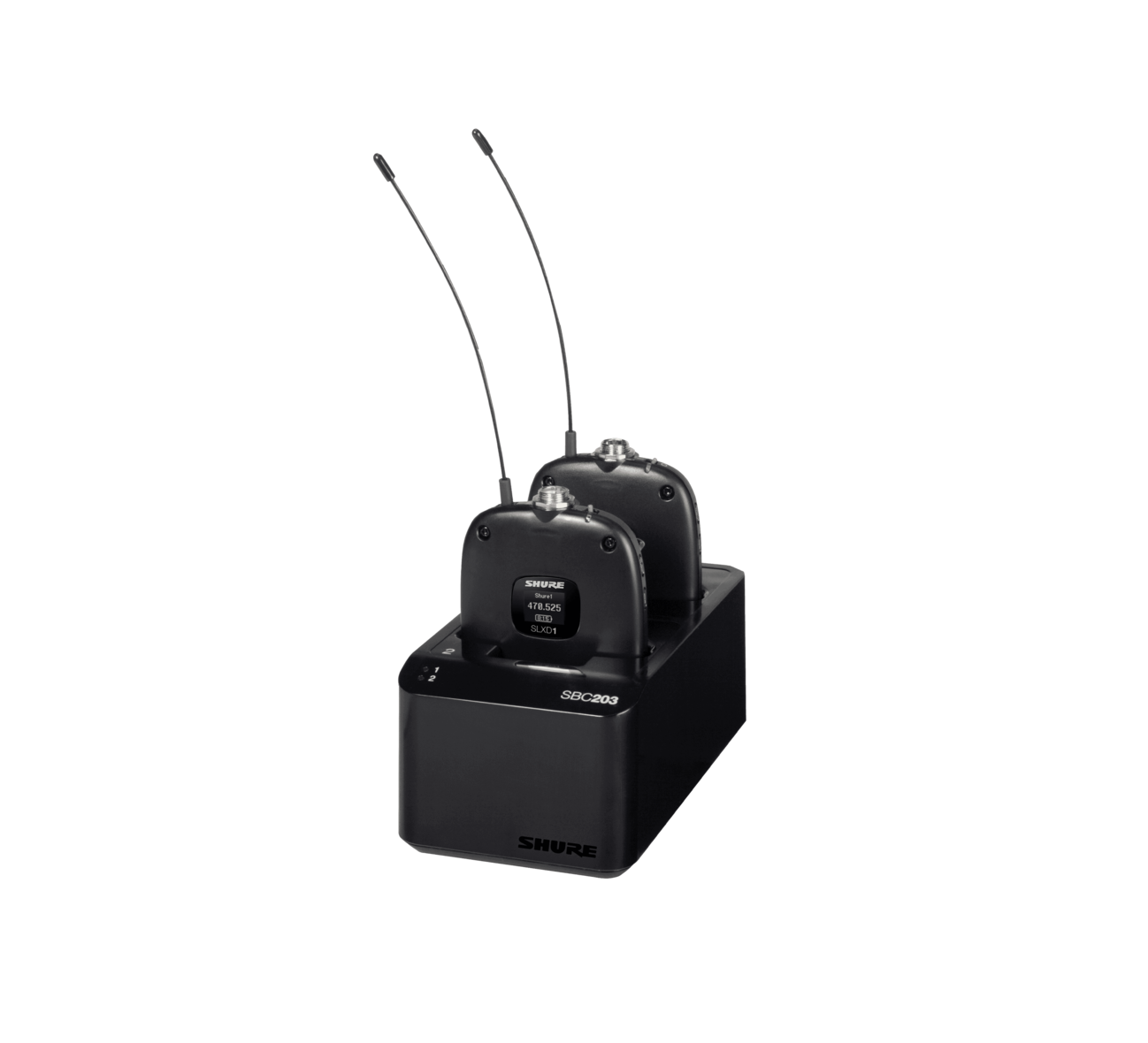 SHURE SBC203E CARICABATTERIE PER 2 BATTERIE SB903