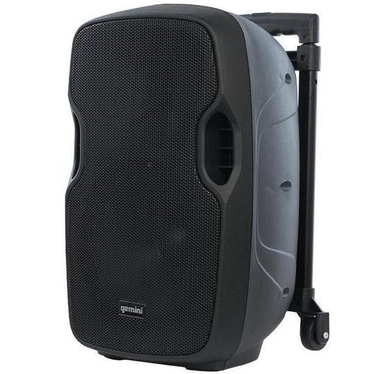 GEMINI AS-10 TOGO CASSA ATTIVA 2 VIE BLUETOOTH WOOFER 10" 1000 W CON MICROFONO E LETTORE USB