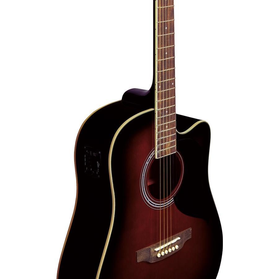 EKO RANGER CW EQ RED SUNBURST CHITARRA ACUSTICA ELETTRIFICATA CUTAWAY RED SUNBURST