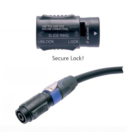 NEUTRIK NL4MMX ADATTATORE SPEAKON 4 POLI CON CHIUSURA DI SICUREZZA