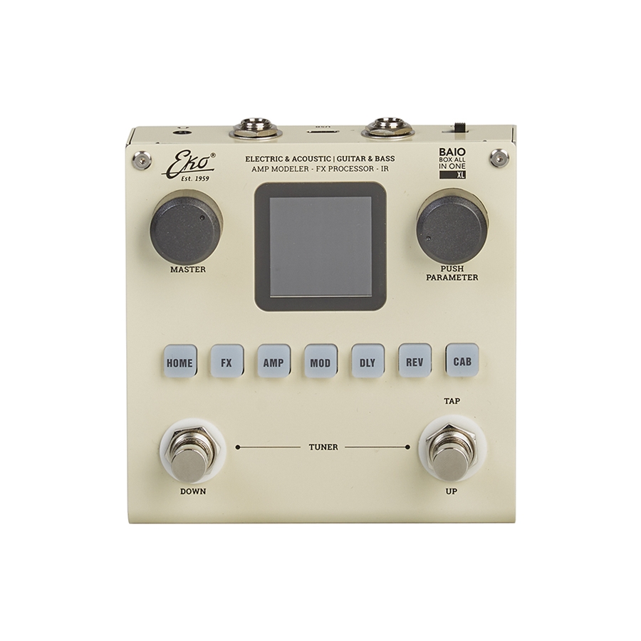 EKO BAIO XL PEDALE MULLTIEFFETTO E AMP MODELER PER CHITARRA E BASSO