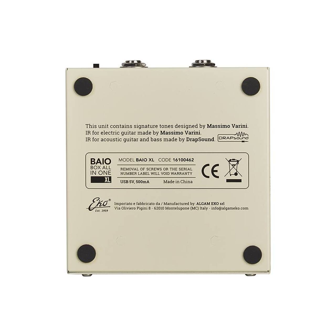 EKO BAIO XL PEDALE MULLTIEFFETTO E AMP MODELER PER CHITARRA E BASSO
