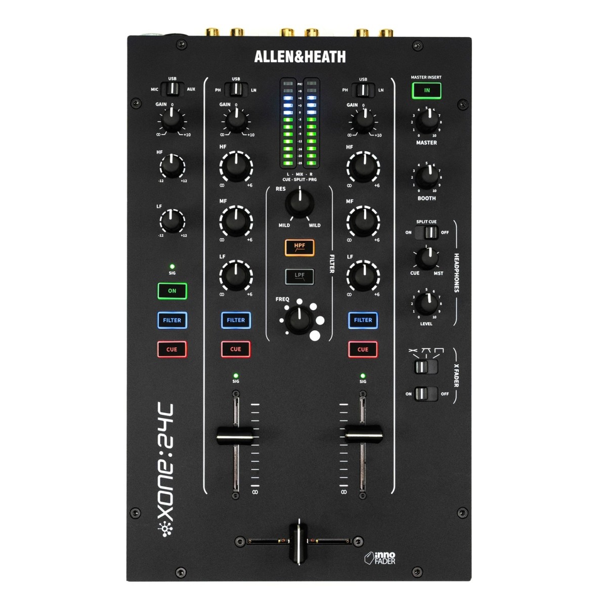 ALLEN   HEATH ALLEN & HEATH XONE:24C MIXER PER DJ 2+1 CANALI EQ 3 BANDE MINI INNO FADER CROSSFADER USB-C