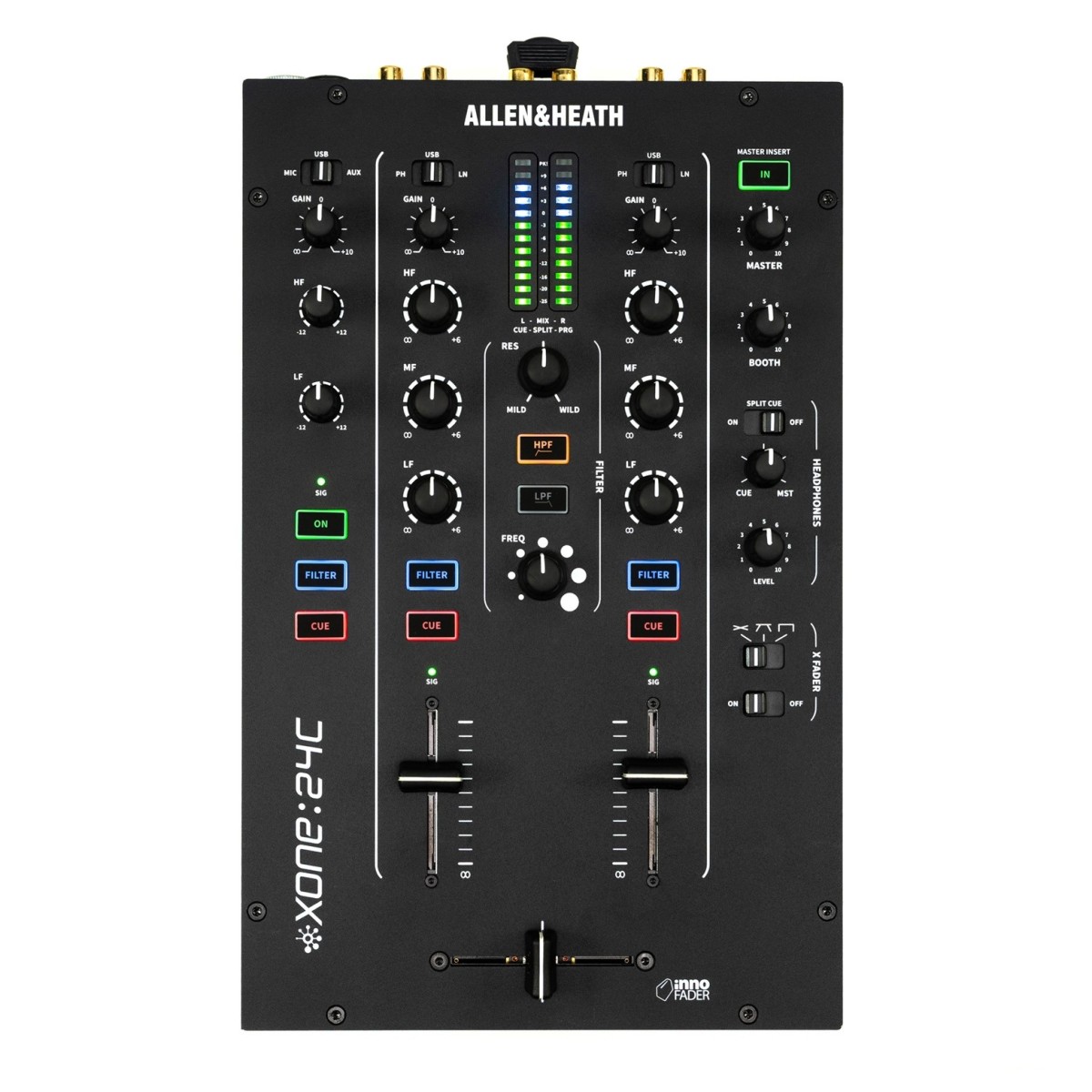 ALLEN   HEATH ALLEN & HEATH XONE:24C MIXER PER DJ 2+1 CANALI EQ 3 BANDE MINI INNO FADER CROSSFADER USB-C