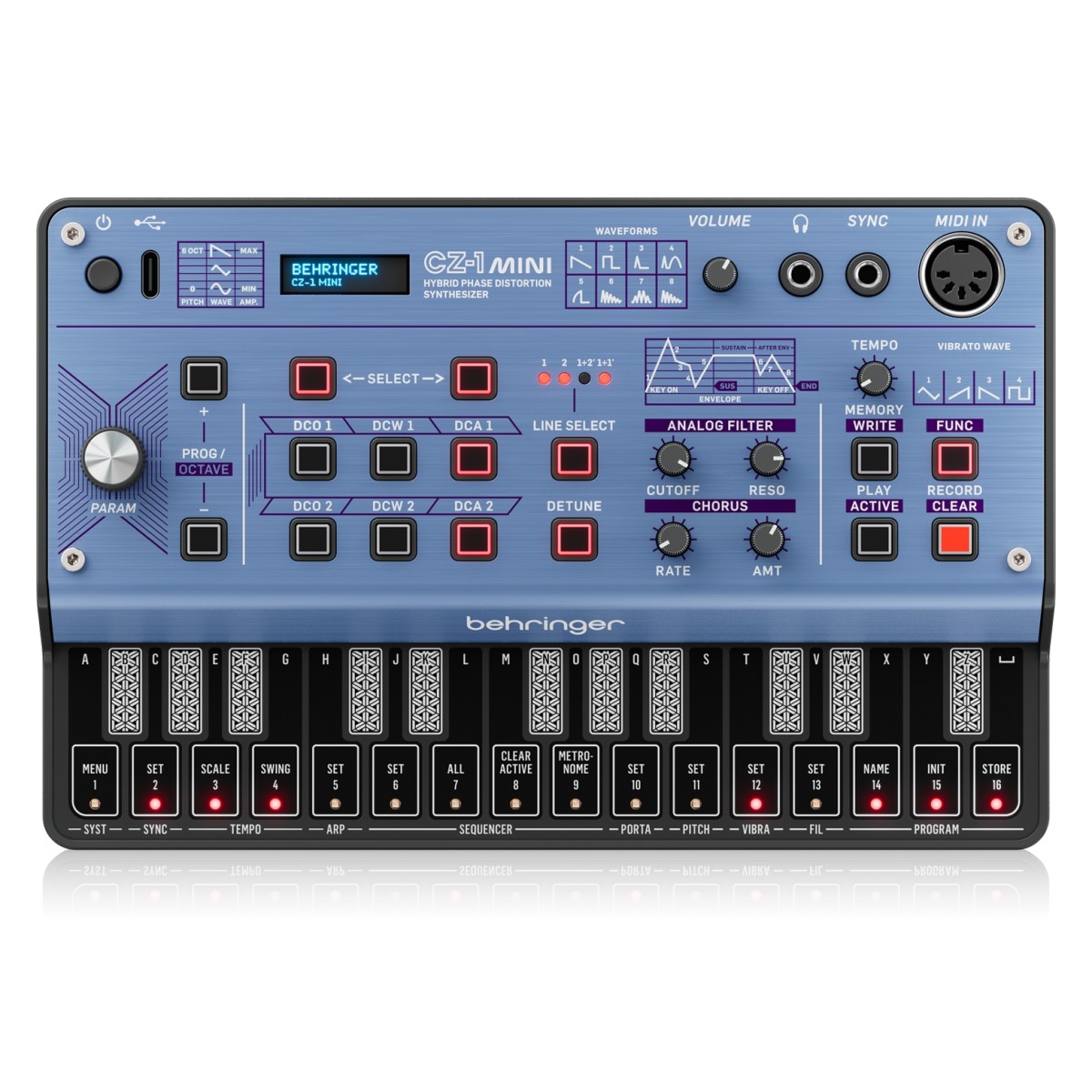 BEHRINGER CZ-1 MINI PHASE DISTORTION SINTETIZZATORE POLIFONICO