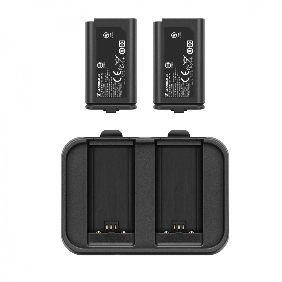 SENNHEISER EW-D CHARGING SET SET DI RICARICA PER BATTERIE AL LITIO COMPATIBILI CON EW-D