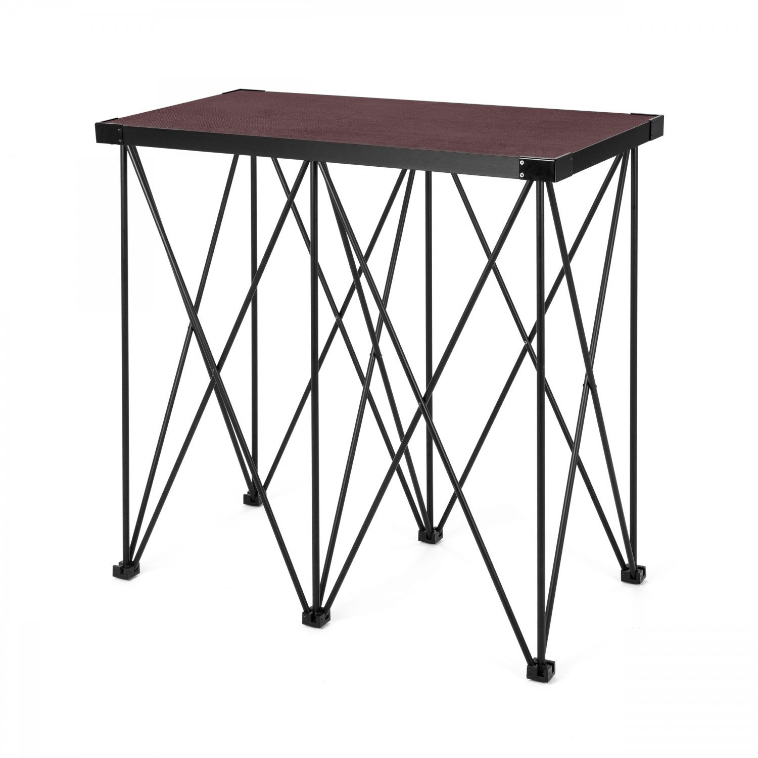 EXTREME TAVOLO PER DJ EVENTI REGIA RICHIUDIBILE 50 X 100 CM CON RAGNO ALTEZZA 100 CM COLORE NERO