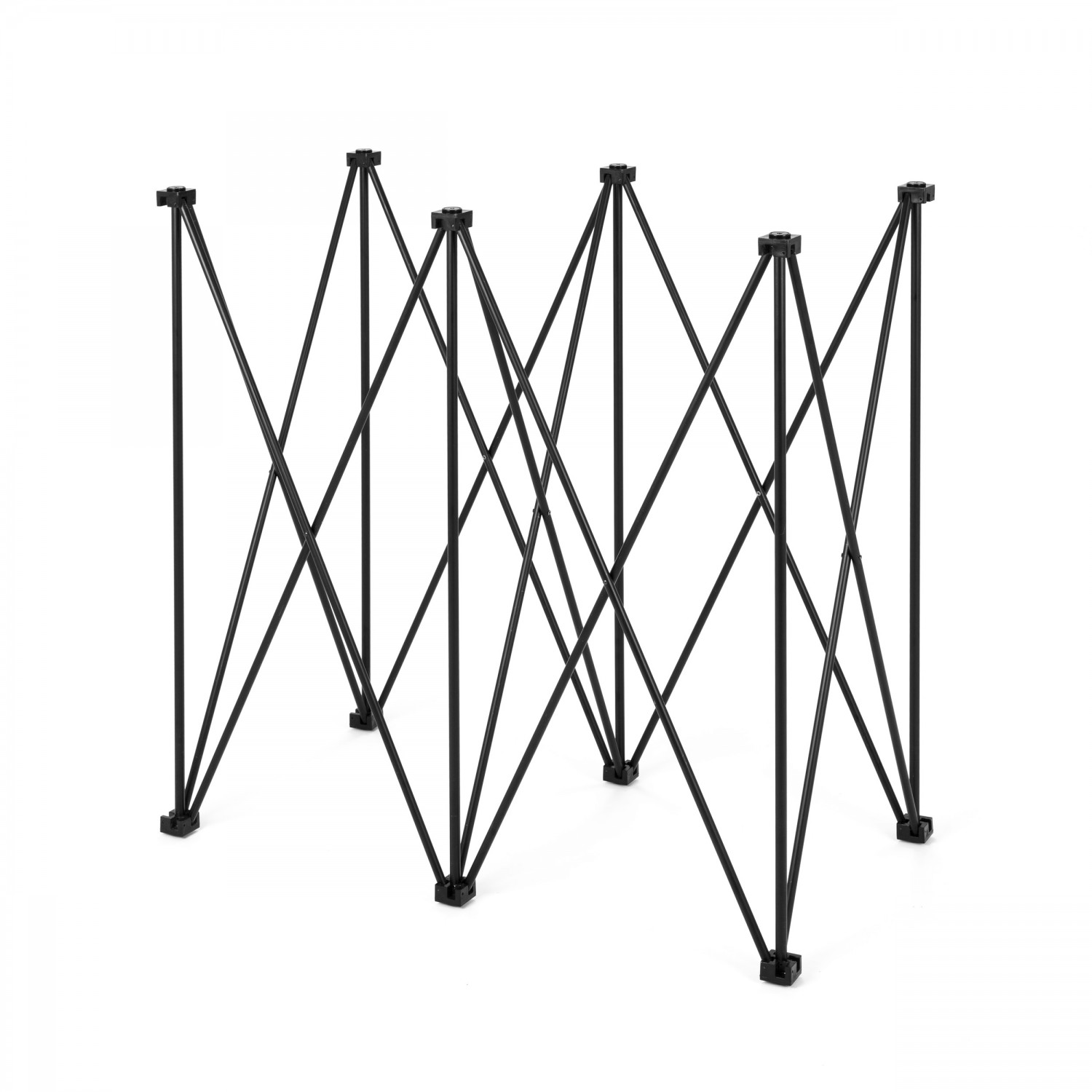 EXTREME TAVOLO PER DJ EVENTI REGIA RICHIUDIBILE 50 X 100 CM CON RAGNO ALTEZZA 100 CM COLORE NERO