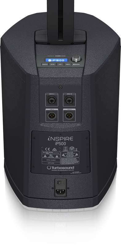 TURBOSOUND IP500 V2 B-STOCK SISTEMA ARRAY 600 WATT SUB 8" DSP KLARK TEKNIK (SST) 2 IN XLR COMBO + BLUETOOTH