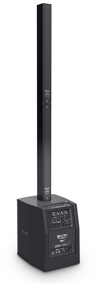 LD SYSTEM S MAUI28-G2 SISTEMA PA PORTATILE A COLONNA BLUETOOTH MIXER 2000 WATT NERO