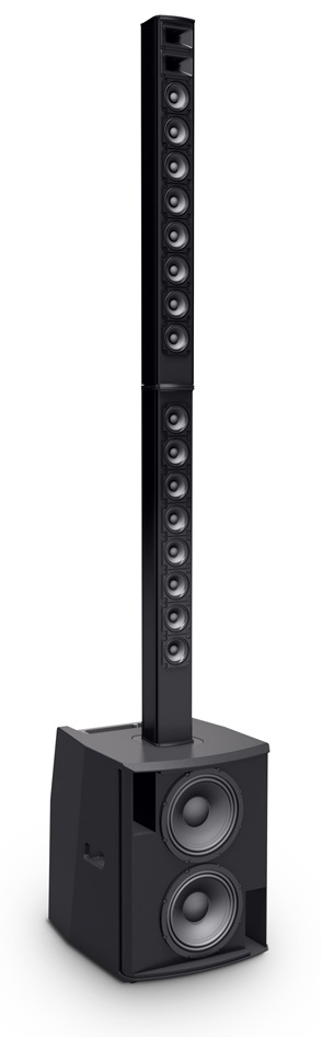 LD SYSTEM S MAUI28-G2 SISTEMA PA PORTATILE A COLONNA BLUETOOTH MIXER 2000 WATT NERO