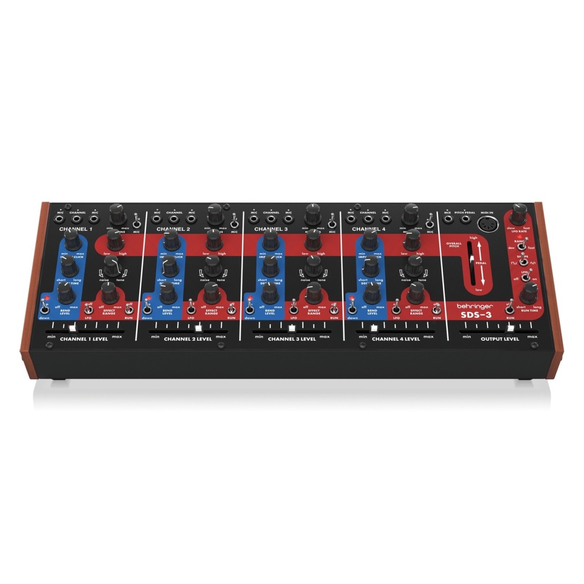 BEHRINGER BDS-3 SINTETIZZATORE ANALOGICO ANNI 70 PER BATTERIA 4 CANALI CON CANALE EFFETTI