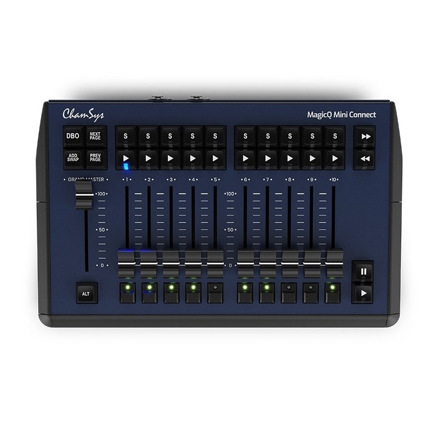 CHAMSYS MAGICQ MINI CONNECT CONSOLE MIXER LUCI CONTROLLER USB INTERFACCIA E SOFTWARE