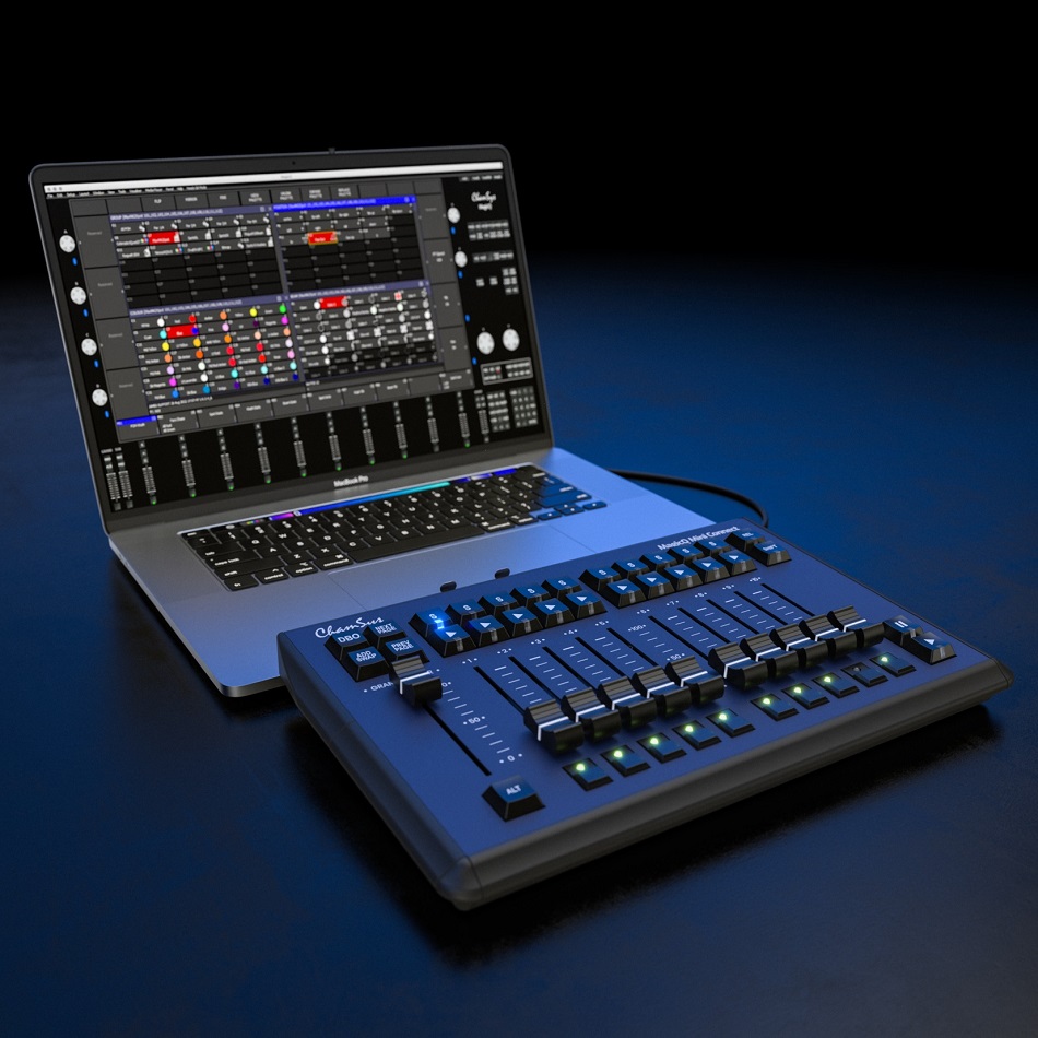 CHAMSYS MAGICQ MINI CONNECT CONSOLE MIXER LUCI CONTROLLER USB INTERFACCIA E SOFTWARE