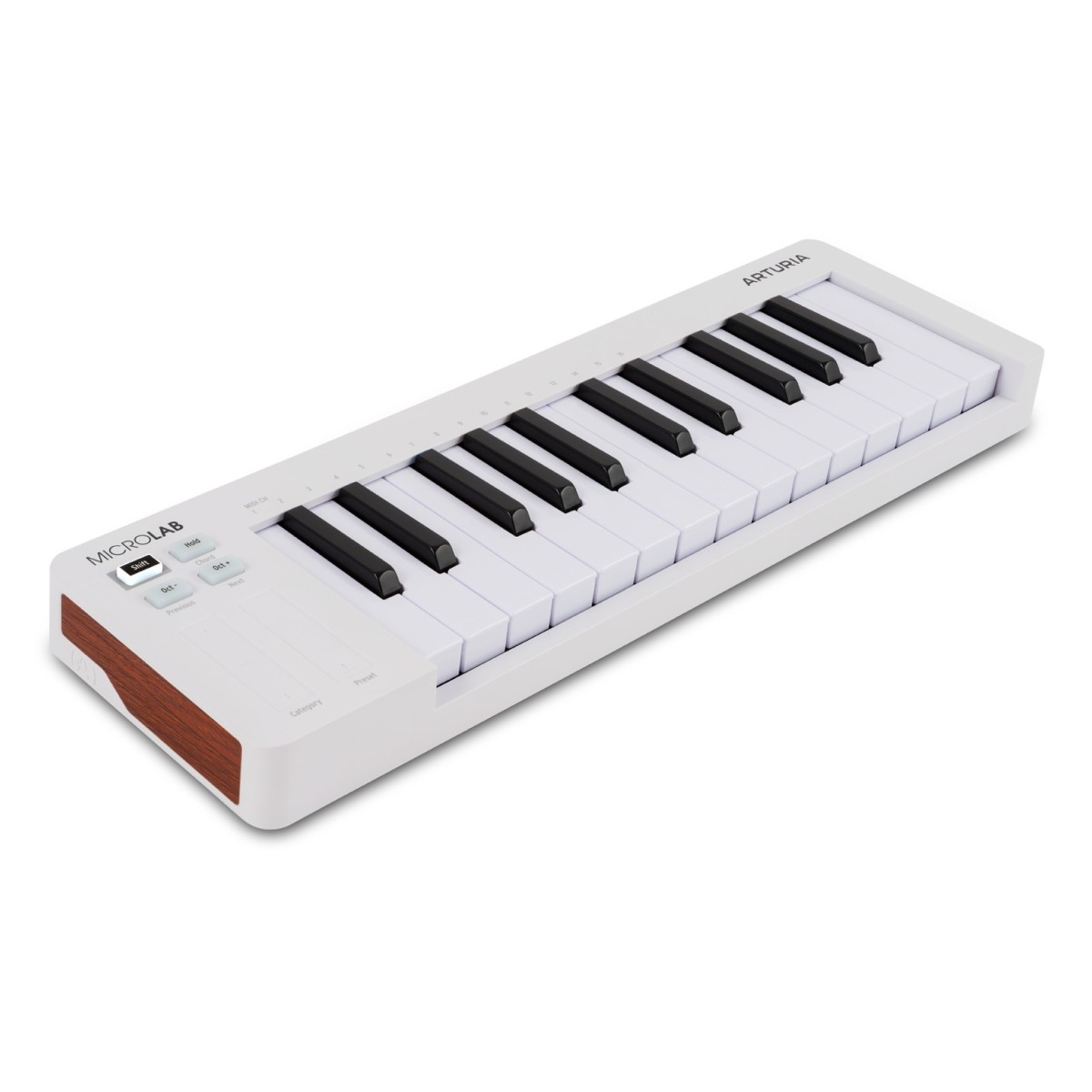 ARTURIA MICROLAB WHITE MK3 CONTROLLER TASTIERA 25 TASTI MINI MIDI - USB COLORE BIANCO