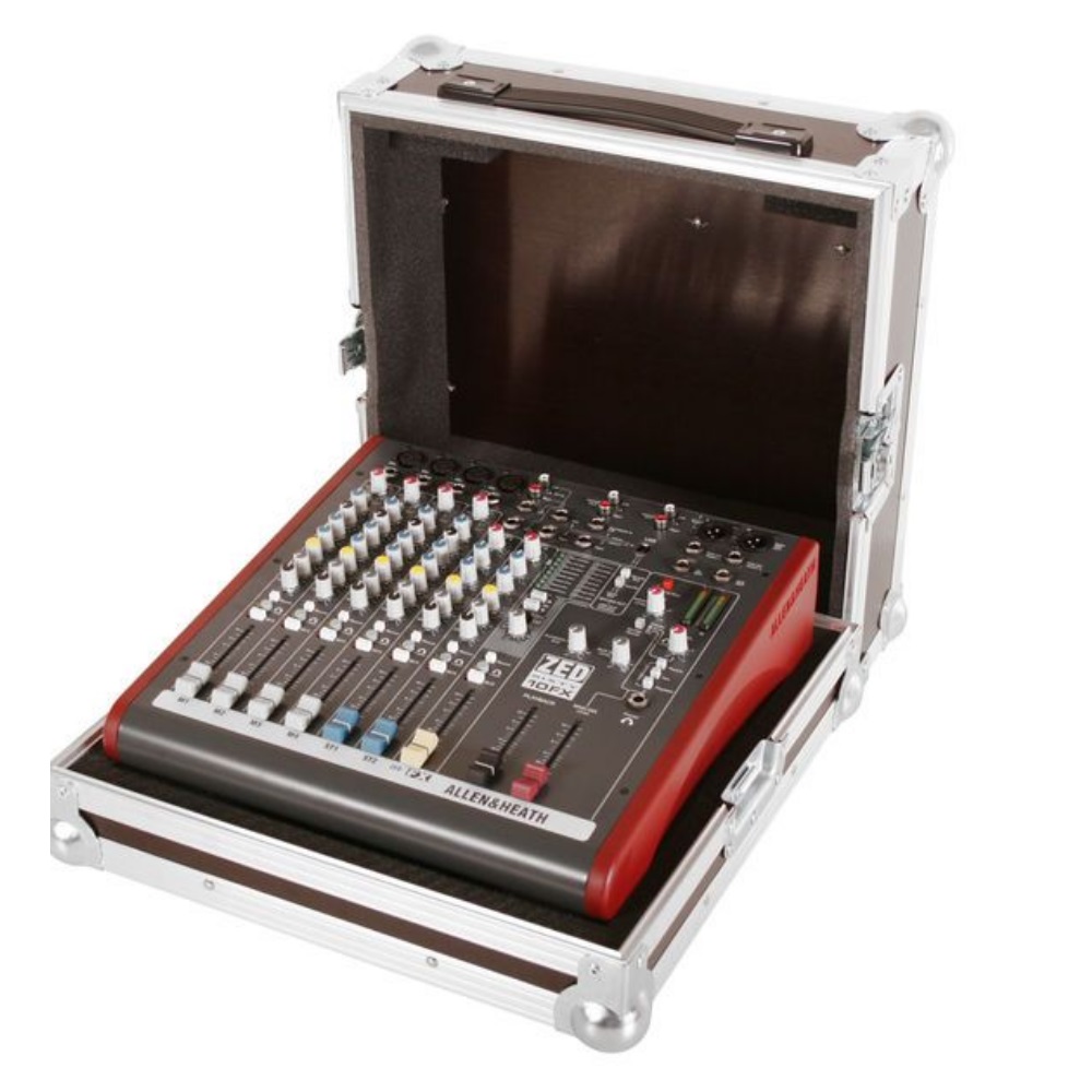 ALLEN   HEATH ALLEN&HEATH ZED60-10FX MIXER + FLIGHT CASE + 2 CAVI PROFESSIONALI XLR M-F 10 MT IN BUNDLE