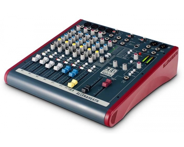 ALLEN   HEATH ALLEN&HEATH ZED60-10FX MIXER + FLIGHT CASE + 2 CAVI PROFESSIONALI XLR M-F 10 MT IN BUNDLE
