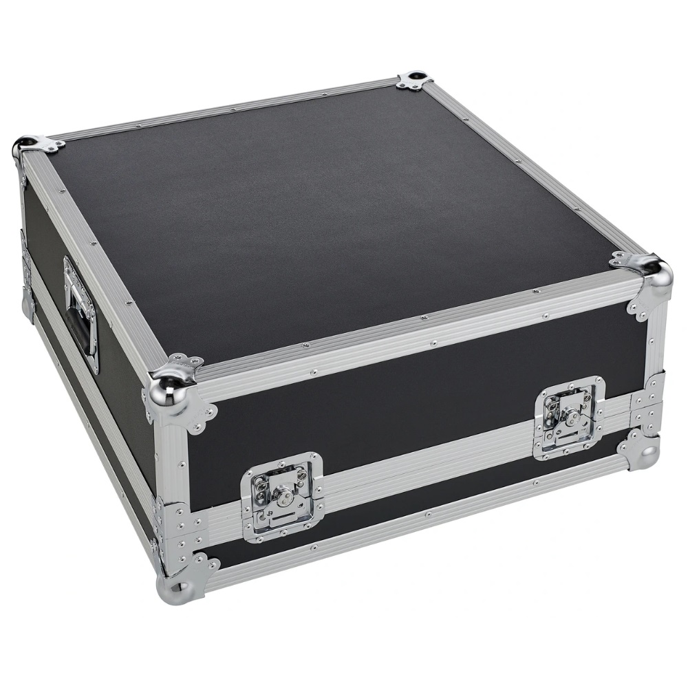 FLYHT PRO FLIGHT CASE PER BEHRINGER X32 COMPACT 6 MANIGLIE 4 CHIUSURE SPAZIO CAVI 12CM